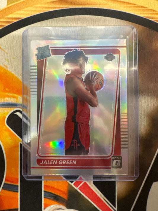 2021-22 Panini Donruss Optic NBA Jalen Green Rated Rookie Holo