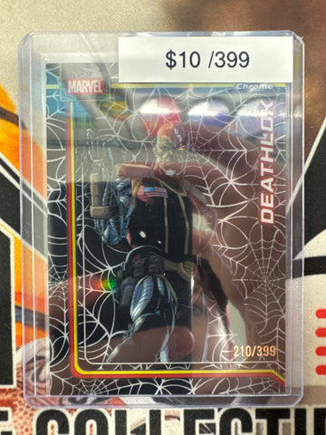2026 Topps Chrome Marvel Deathlok Spider-Web Refractor /399