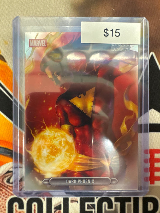 2026 Topps Chrome Marvel Dark Phoenix FanFare Card SP