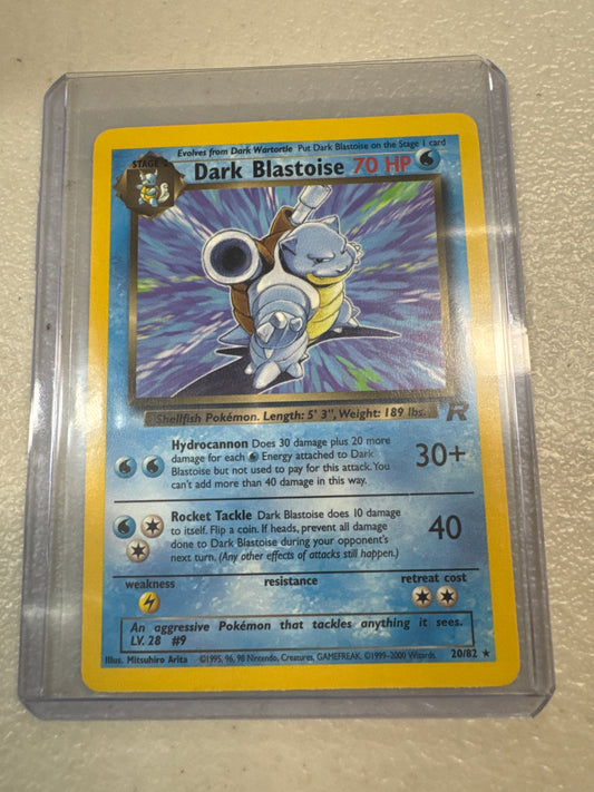 Pokémon Dark Blastoise 20/82 non holo