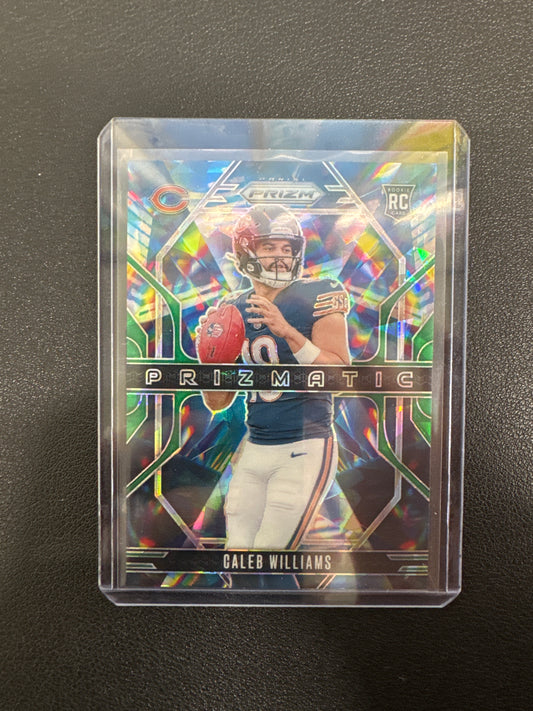 2024 Panini Prizm NFL Caleb Williams Rookie Prizmatic Green Ice