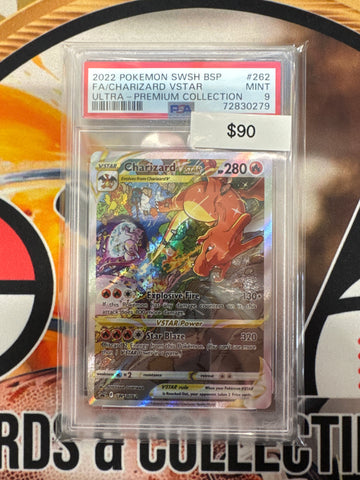 Pokémon FA Charizard VSTAR SWSH262 PSA 9
