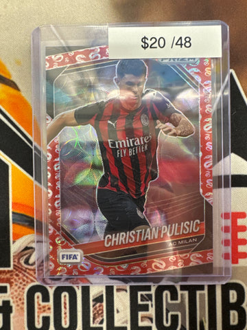 2025-26 Panini FIFA Prizm Soccer Christian Pulisic Choice Red Snake Prizm /48