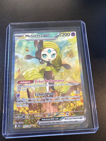 Pokemon Meloetta ex 167/086 Black Bolt