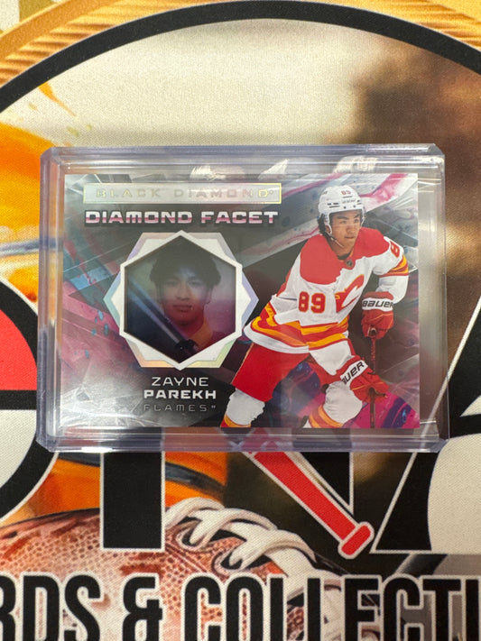 2025-26 Upper Deck Black Diamond NHL Zayne Parekh Diamond Facet SP