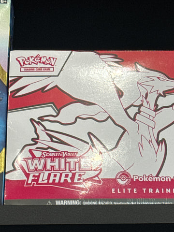 Pokemon White Flare Pokemon Center ETB Elite Trainer Box