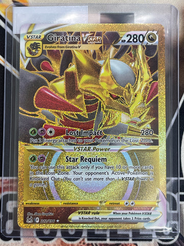 Pokémon Giratina VSTAR Secret Rare Lost Origin 212/196