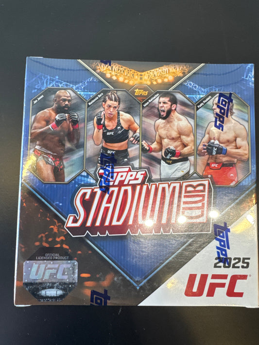 2025 Topps Stadium Club UFC Mega box