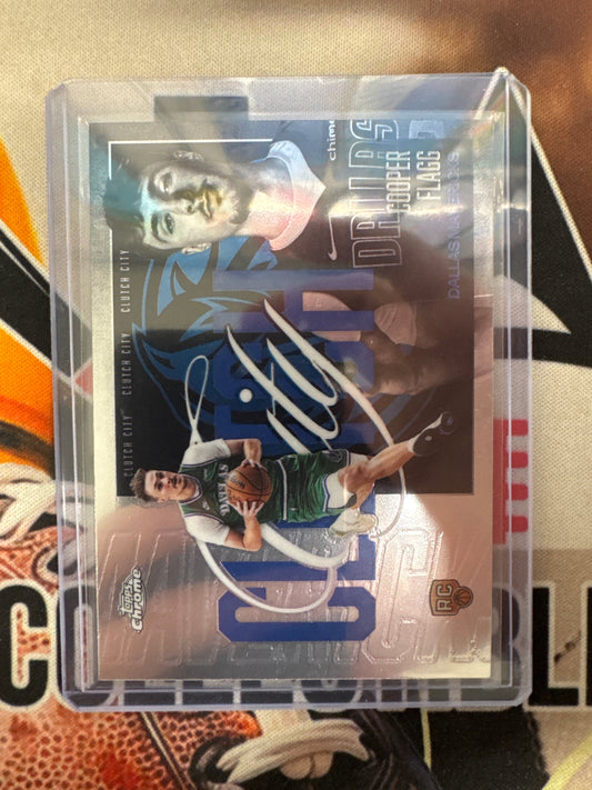 2026 Topps Chrome NBA Update Cooper Flagg Rookie Clutch City