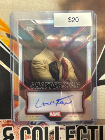 2025 Topps Chrome Marvel Deadpool Lewis Tan As Shatterstar Autograph Refractor