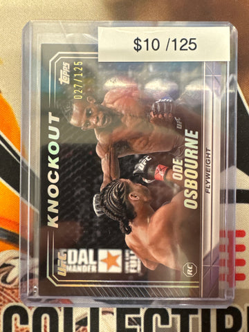 2024 Topps Knockout UFC Ode Osbourne Rookie Silver Refractor /125