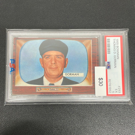 1955 Bowman Thomas D. Gorman PSA 5