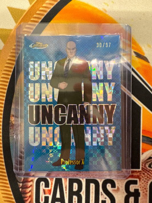 2025 Topps Finest Marvel ‘97 Professor X Uncanny X-Fractor /97