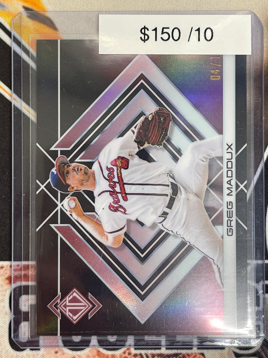 2025 Topps Transcendent Collection Greg Maddux Black /10
