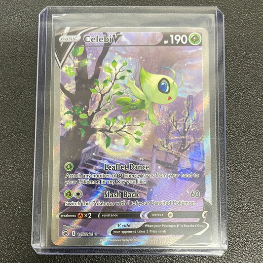 Pokémon Celebi V Alternate Full Art Fusion Strike 245/264