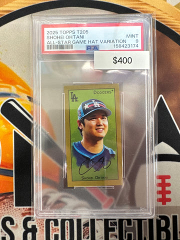 2025 Topps T205 MLB Shohei Ohtani All-Star Game Hat Variation PSA 9