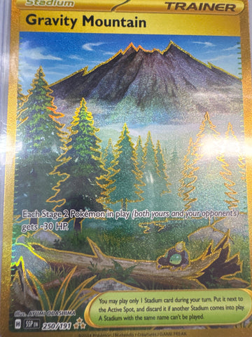 Pokemon Gravity Mountain 250/191 Surging Sparks