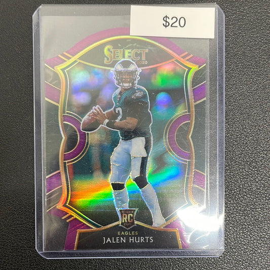 2020 Select Concourse Jalen Hurts Diecut Rookie