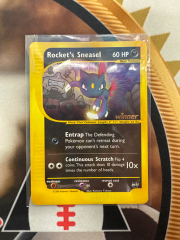 Pokémon Rocket’s Sneasel Best Of Promos 5 (Winner) LP