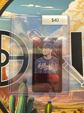 2024 Topps Allen & Ginter Austin Riley Mini Stained Glass