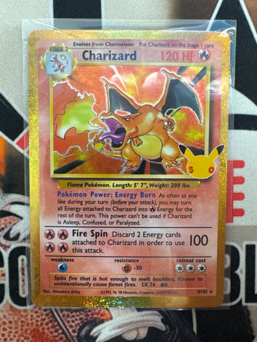 Pokémon Chairzard Classic Collection 30th Anniversary 4/102 NM