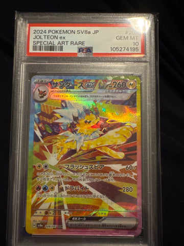Pokemon Japanese Jolteon ex 209/187 PSA 10