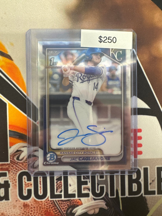 2024 Bowman Draft MLB Jac Caglianone 1st Bowman Autograph