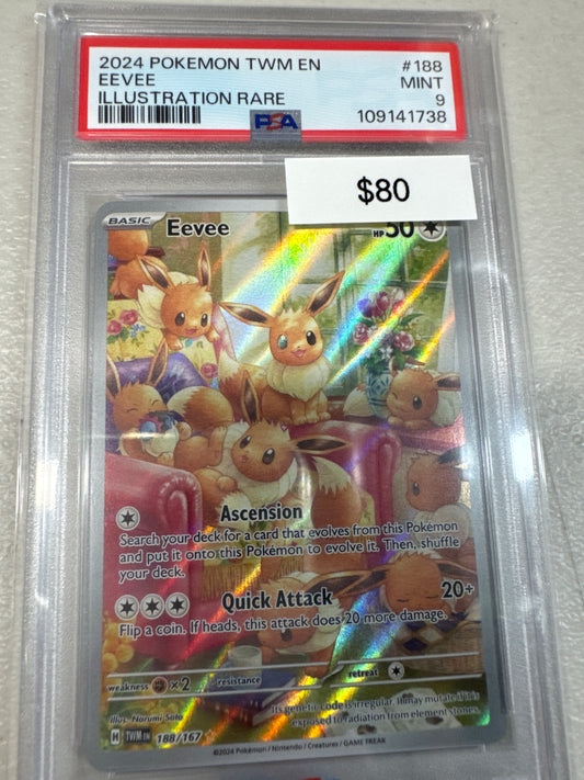 Pokemon Eevee 188/167 PSA 9