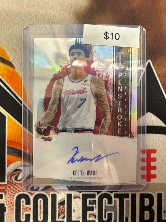 2026 Topps Signature Class NBA Kel’El Ware Penstroke Autograph Refractor