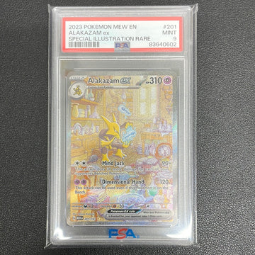 Pokémon Alakazam ex Special Illustration Rare (151) 201/165 PSA 9