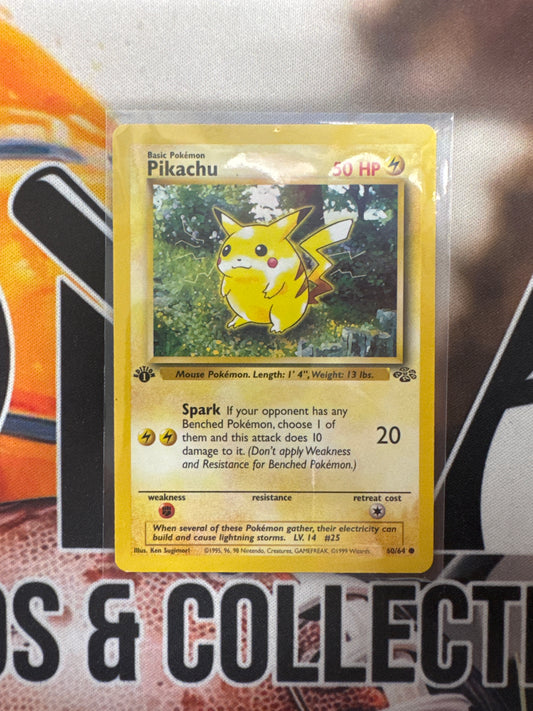 Pokémon Pikachu Jungle 1st Edition 60/64 Non Holo LP