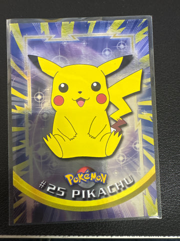 2000 Topps Pokemon TV Animation Series Pikachu #25 Foil