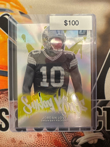 2025 Panini Donruss Optic NFL Jordan Love Sunday Kings SSP