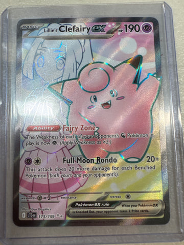 Pokemon Lillie’s Clefairy ex 173/159 Journey Together