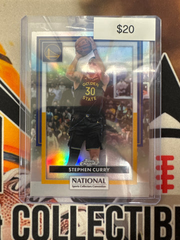 2026 Topps Chrome NBA X The National Stephen Curry Refractor