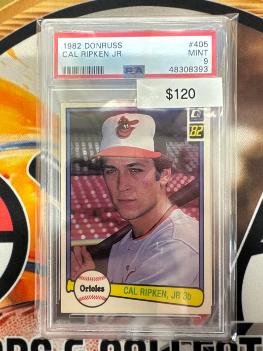 1982 Donruss MLB Cal Ripken Jr. PSA 9