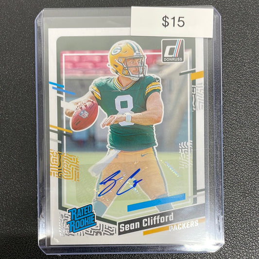 2023 Panini Donruss Sean Clifford Rated Rookie Auto