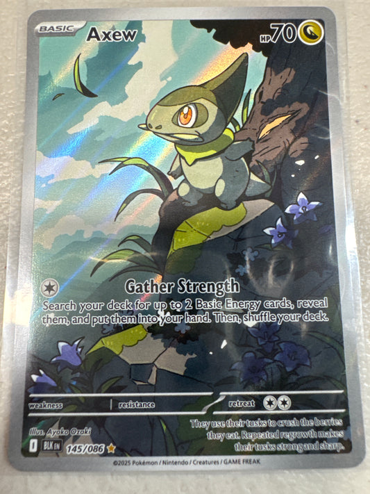 Pokemon Axew 145/086 Black Bolt