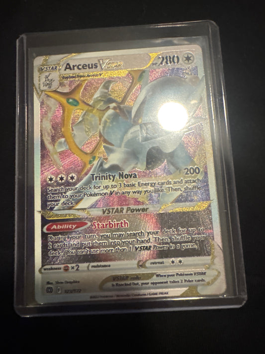 Pokemon Arceus VStar 123/172 metal Brilliant Stars
