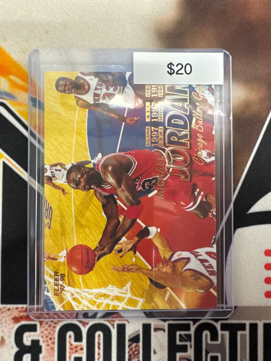 1997-98 Fleer Basketball Michael Jordan 1997 All Star Game League Leader