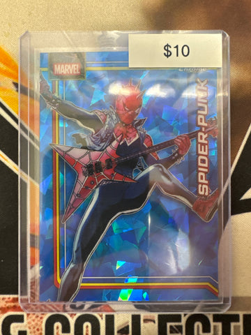 2026 Topps Chrome Marvel Sapphire Spider-Punk Base