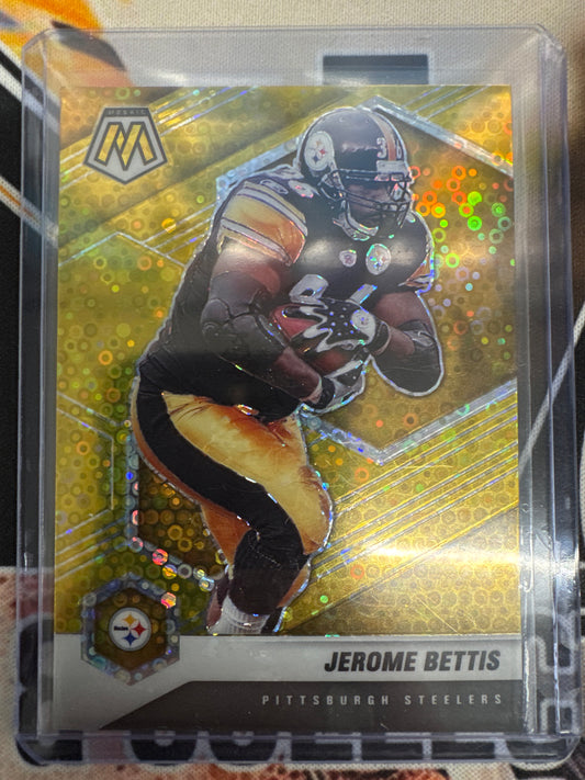 2021 Mosaic Football Jerome Bettis Gold Disco /10