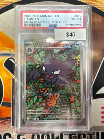 Pokemon Haunter MEP 027 promo PSA 8