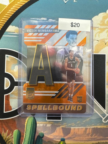 2023-24 Panini Donruss Elite NBA Victor Wembanyama Spellbound Die-Cut
