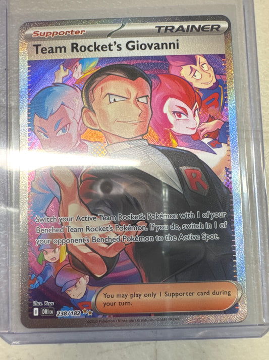 Pokemon Team Rocket’s Giovanni 238/182 Destined Rivals