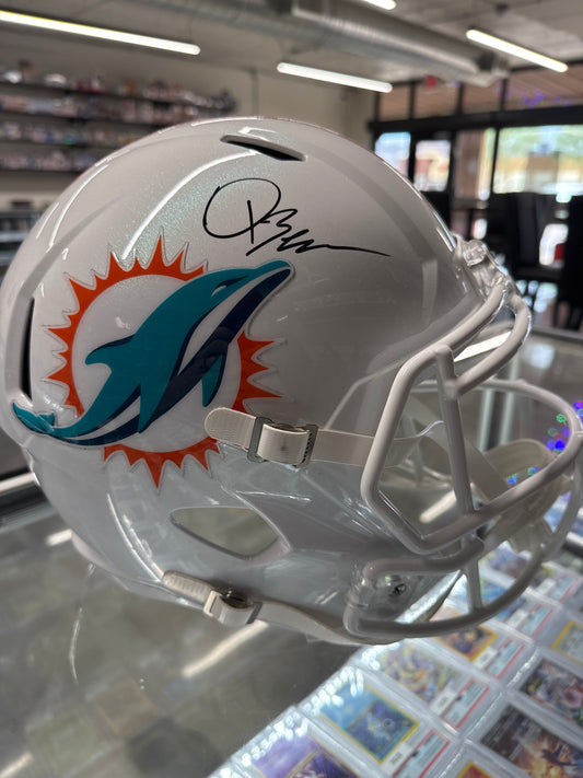 Fanatics Under Wraps Quinn Ewers Replica Signed Helmet