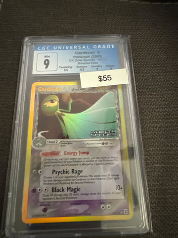 Pokemon Gardevoir Delta Species 6/113 reverse holo CGC 9