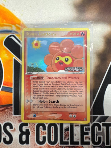 Pokémon Sunny Castform Delta Species Reverse Holo 31/113 MP