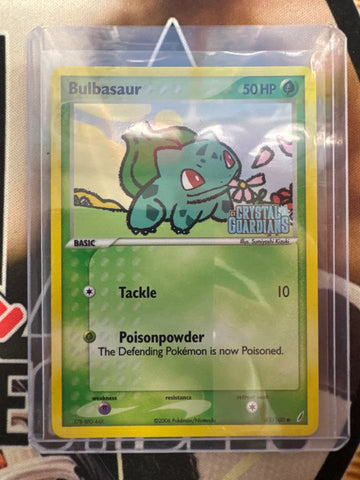 Pokémon Bulbasaur 45/100 Crystal Guardians Reverse Holo NM