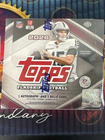 2026 Topps Flagship NFL Jumbo hobby